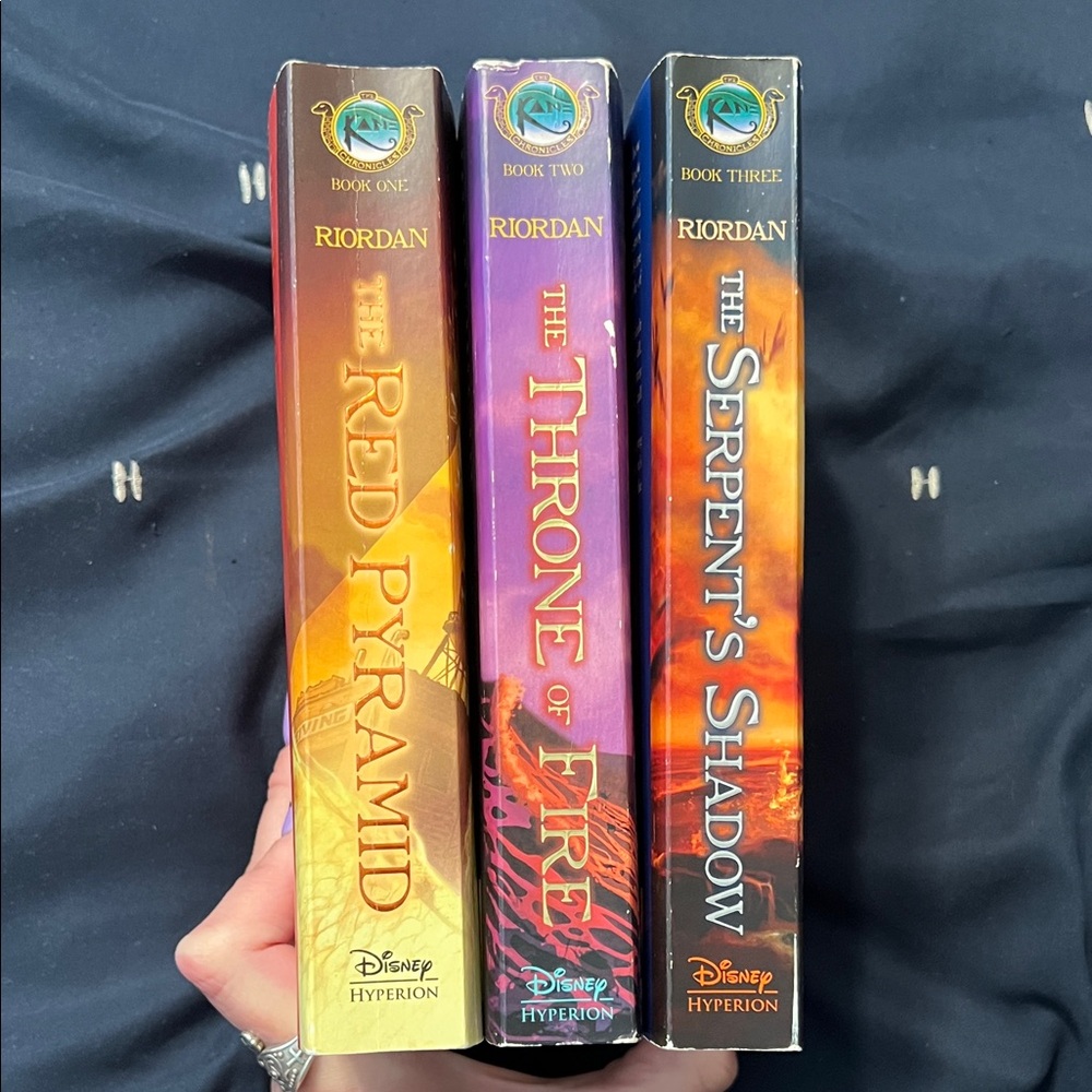 The Kane Chronicles 3 Book Series by Rick Riordan